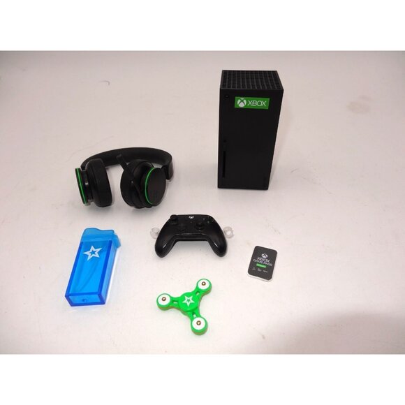 American Girl Xbox Gaming Set Headphones Controller Games Pass Box Chair - Picture 2 of 16